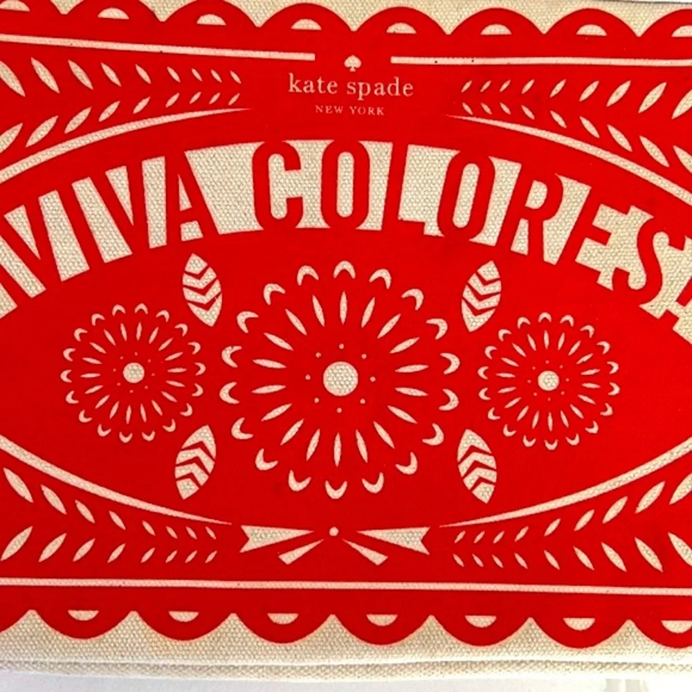 KATE SPADE Viva Colores Colorful Red and Pink iPad Tablet Case